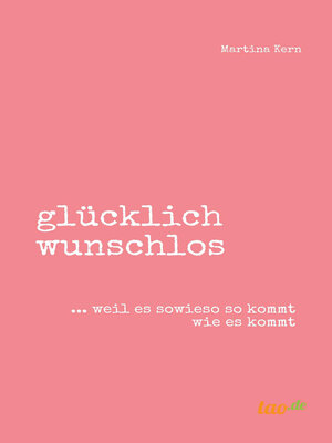 cover image of glücklich wunschlos
